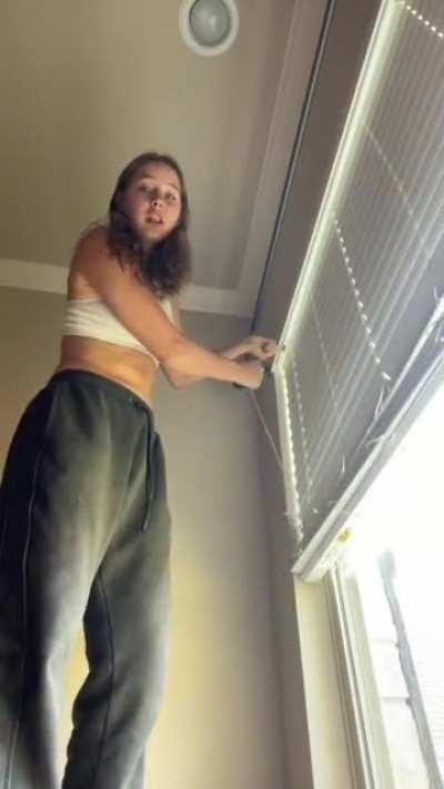 I think it might be that it's cold in her room judging by the pokies