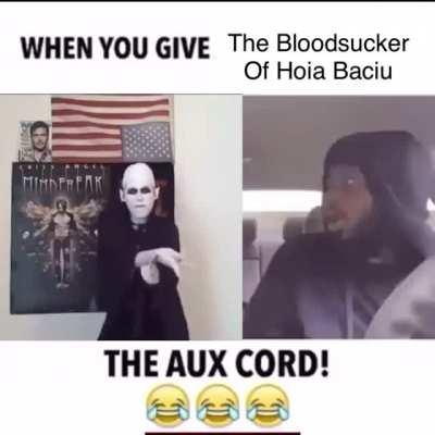 When one of you mf’s get the aux