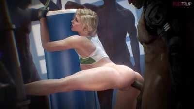 Cassie Cage at the gym (Fugtrup)