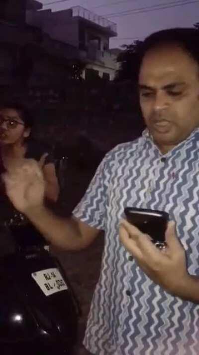 Two girls given a hard for feeding stray dogs in Jaipur