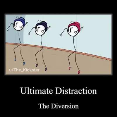 The distraction has evolved