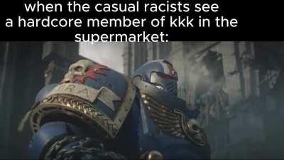 When the casual Marxist sees a Tau Battlesuit.