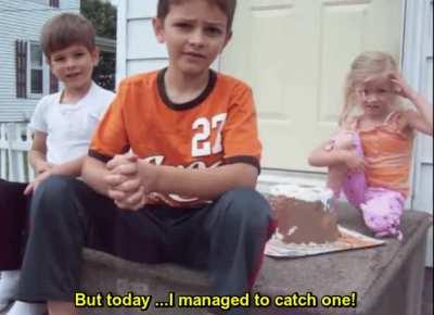 Hey finally caught that bird!