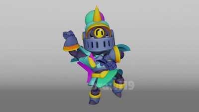 Unicorn Knight Barley doing the Gangnam Style dance (made by me)