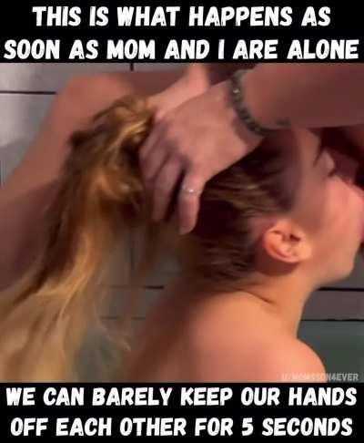 So rough with Mom 😍❤️