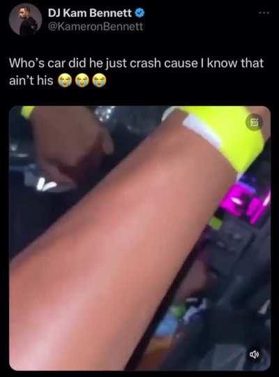 His girl somewhere finishing her third double shift this week wondering why he late to pick her up 😭