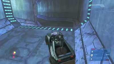 AI Banshee chases me down, flips my warthog, throws me into the air, and splatters me...Legendary