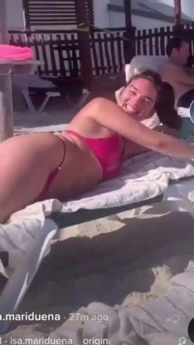 Natalie ass sucking up her underwear lol