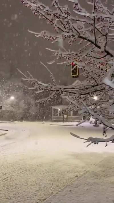 Waterbury, Vermont last winter 