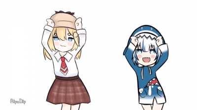 They do caramelldansen 😳