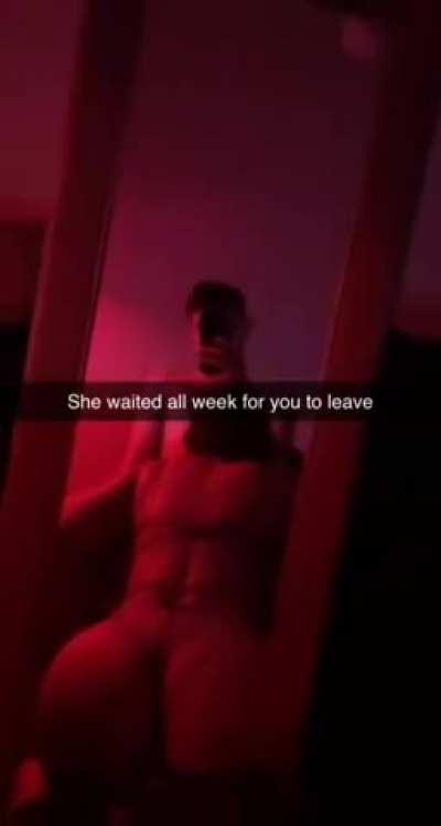 Finally got some alone time…