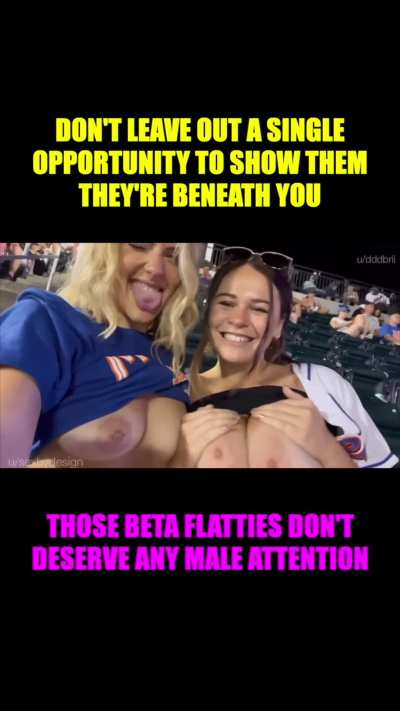 Are you big enough to be considered an Alpha? Tell us your size in the comments and you’ll get told if you’re an Alpha or a Beta flattie