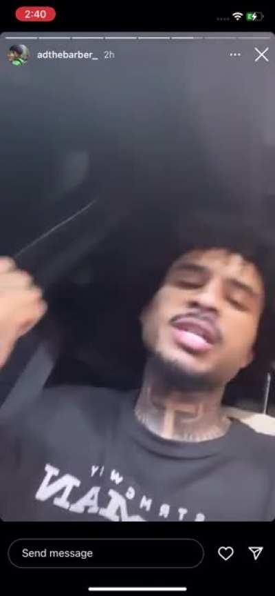 Livvy burnt the barber for a bean 😂😂😂😂😂😂😂😂