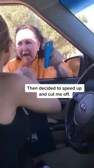 Lady confronts woman for speeding in her neighborhood