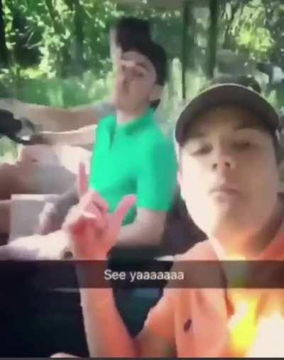 Drinking and golfing