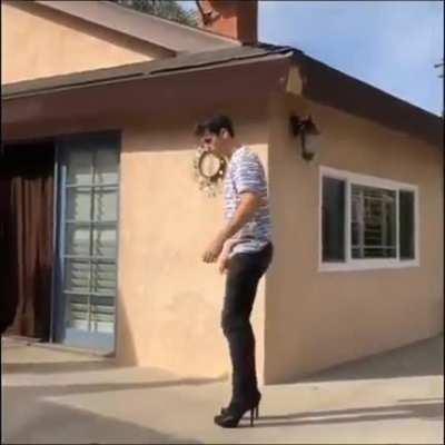 Thanks, I hate back flip in heels