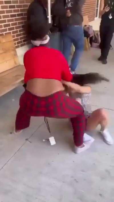 Brunette Dressed For Success, Wants Smoke, Finds FIYAH!