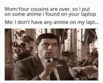 I swear I don't have any anime on my laptop