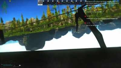 Streamer using an exploit to see through walls on Reserve. You can see the entire underground, from Dome to D2. Pain.