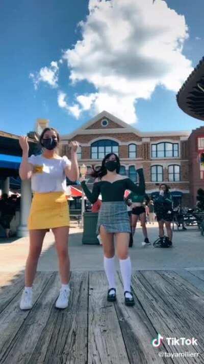 Dancing at universal studios