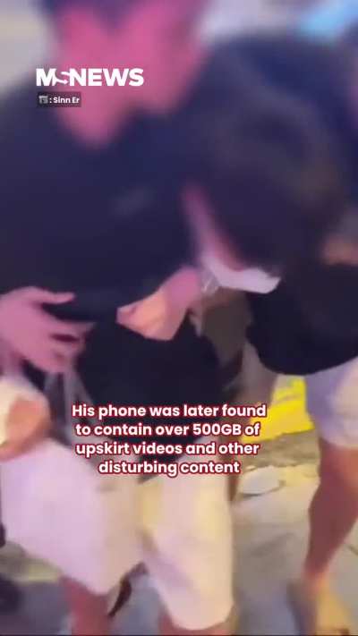 Guy Caught and Tackled For Recording Upskirt Videos