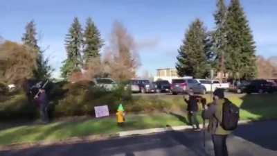 Proud boys / MAGAts shooting people in Washington. This is terrorism