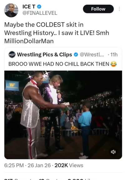 ICE-T on the Million Dollar Man Ted DiBiase
