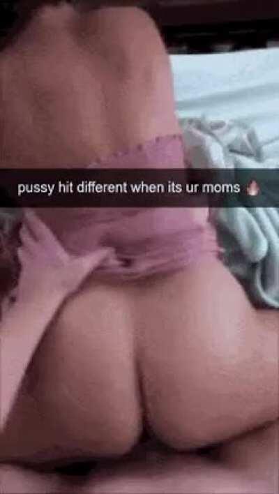 Pussy hits different when it's your moms.