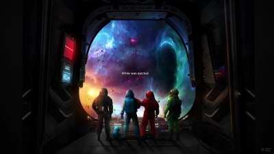 I made Among Us wallpaper & animation