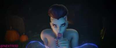 Bride Sombra giving a treat (nextr3d)