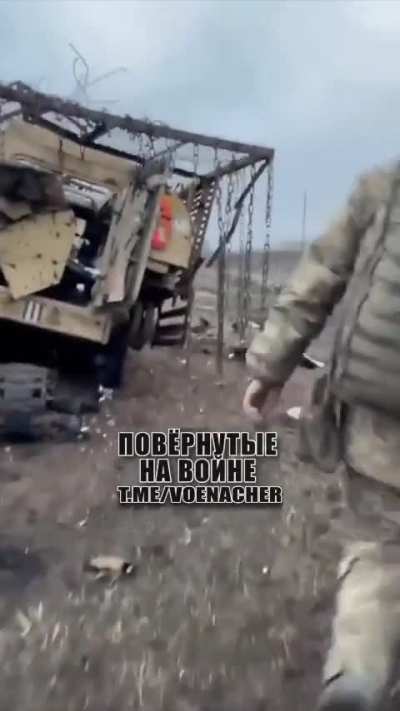 Images from the side of the AFU. Destroyed British FV103 Spartan armored personnel carrier somewhere in Donbass.