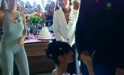 You may blow the groom