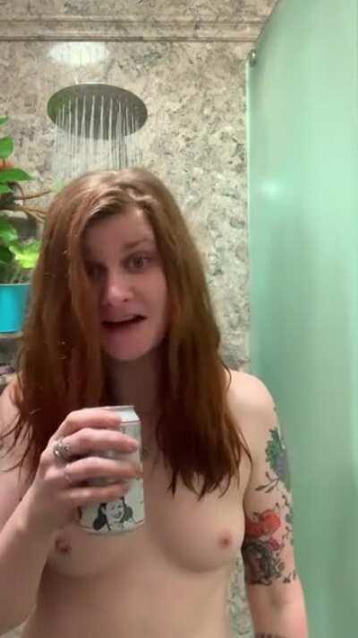 Taking a break from Assassins Creed to do the ultimate self care activity and gain all the ability points. Showerbeer has restored my health but I still hate Lagunitas lol (NSFW)