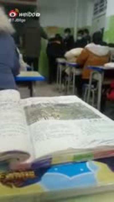 Chinese Teacher Physically Beats an Uyghur Primary School Student