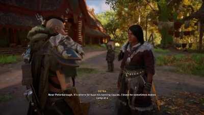 Sigurd struttin’ to the longhouse