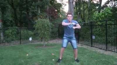 Attempting Real-Life Fruit Ninja