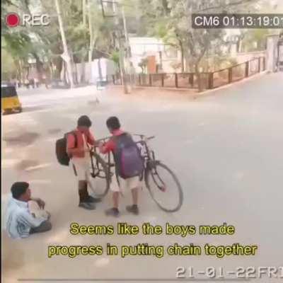 Two boys from India to brighten your complicated day