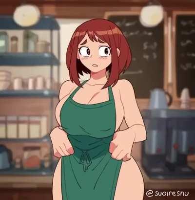 Uraraka offers milk