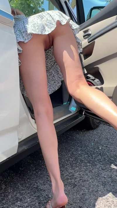 Never ruin a good sun dress with panties!