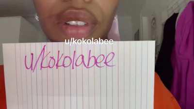 Verification 💋 dm me for my menu 