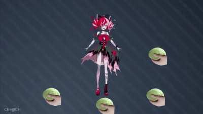 Kawaii zombi idol blesses your evening/day