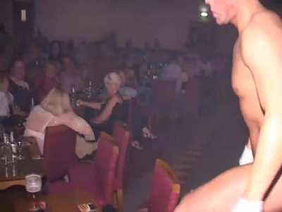 Jeff getting stroked by hottie and rubbed by chubby bride.