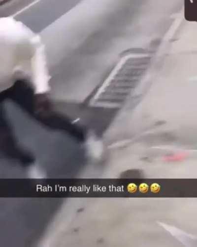 “Why you running🔪”