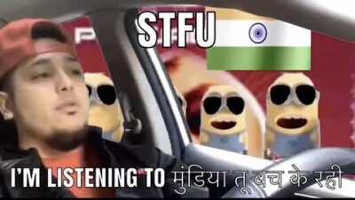 Abe chup ho rae behechod main ek gaana gaathe hun