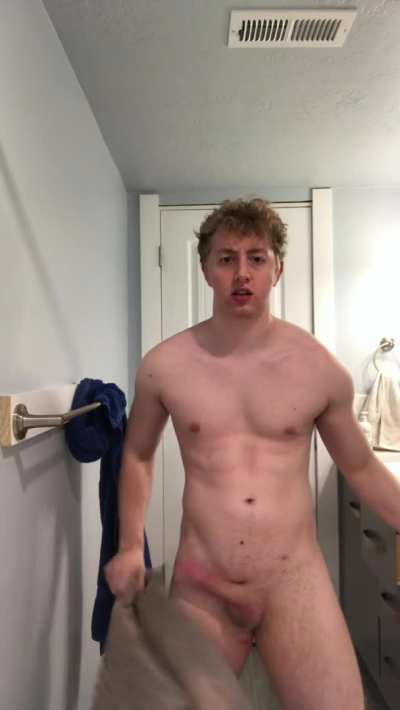 Oh no where did my towel go.... 