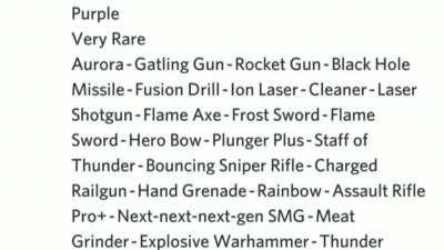 Oh so you play Soul Knight? Name every weapon in the game