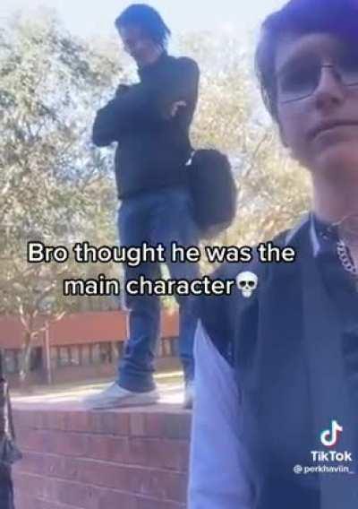 Bro thinks he’s on Team Rocket