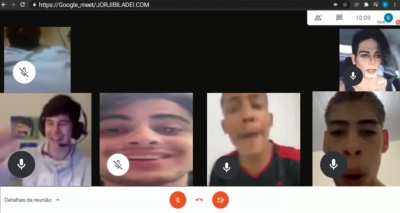 Essa aula online tava foda, não falto nenhuma