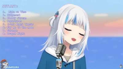 Gura Karaoke - Fly Me to the Moon