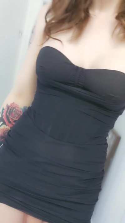 What's better than a girl cock under a dress?